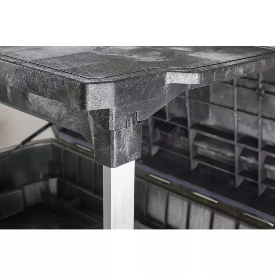 IRWIN Portable Tool Boxes Mobile Command Center 40.5-in Gray Structural Foam Wheels Lockable Tool Box 9 IRWIN Portable Tool Boxes Mobile Command Center 40.5-in Gray Structural Foam Wheels Lockable Tool Box - Image 7