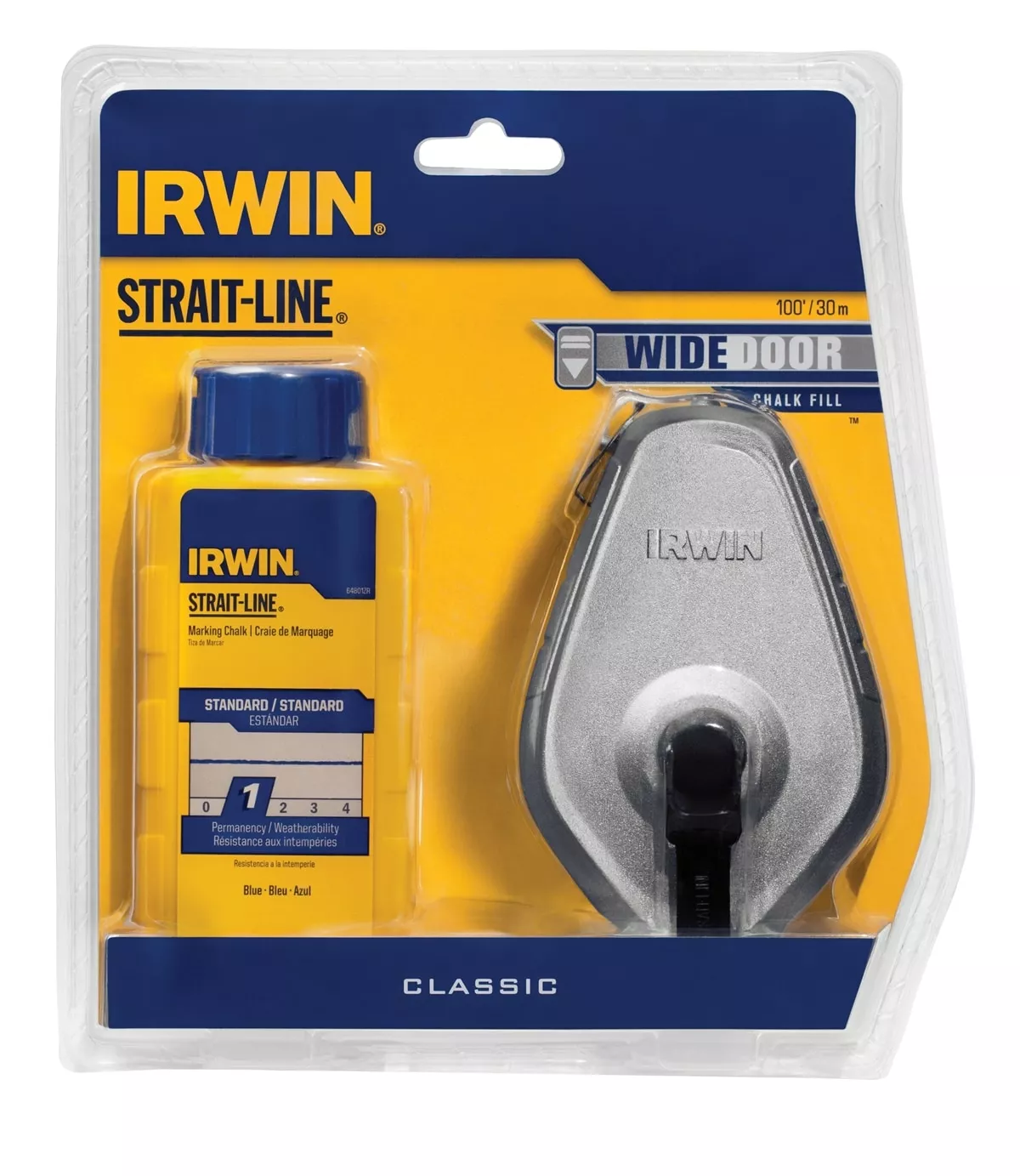 IRWIN Chalk Reels STRAIT-LINE CLASSIC 100-ft Chalk Reel 3 IRWIN Chalk Reels STRAIT-LINE CLASSIC 100-ft Chalk Reel