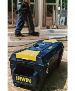 IRWIN Portable Tool Boxes 29-in Blue Resin Lockable Tool Box -IRWIN Sales Store 07650434