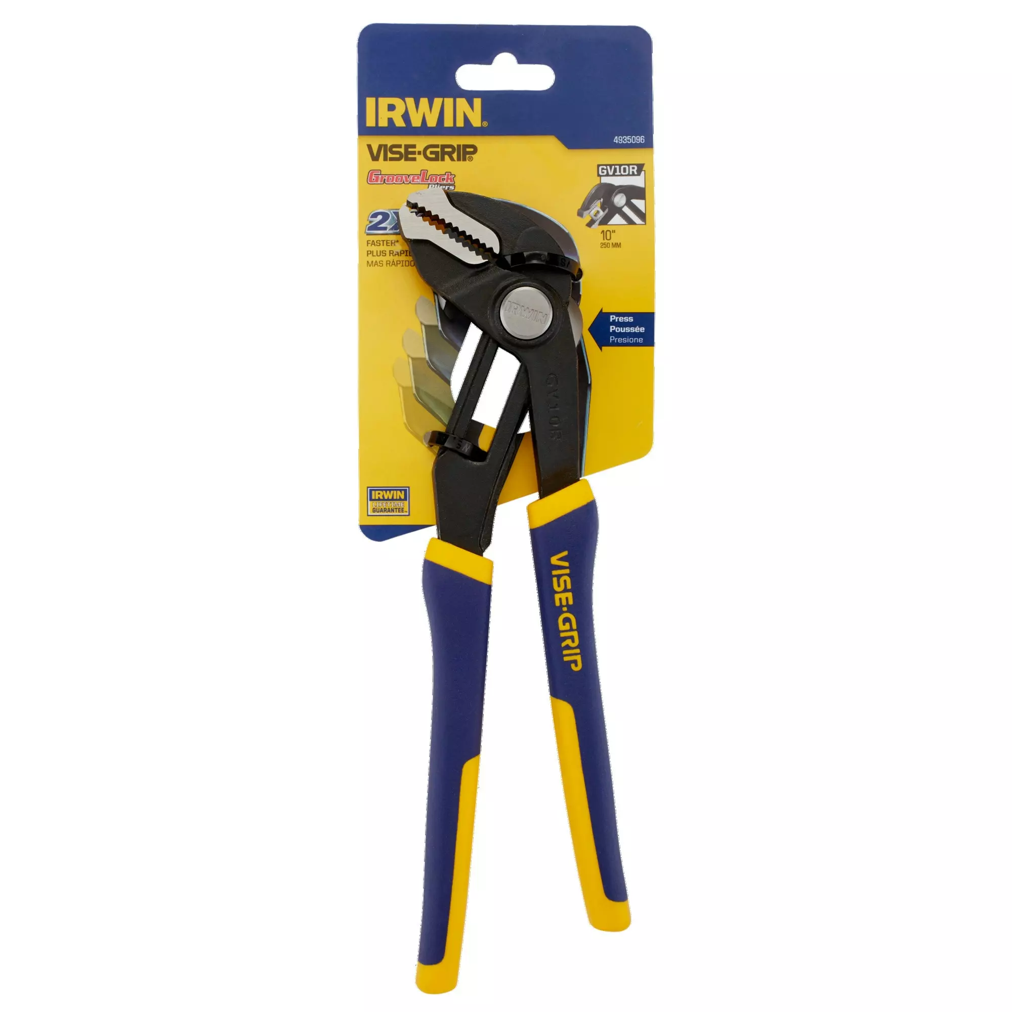 IRWIN VISE-GRIP Quick Adjusting GrooveLock 10-in Straight Jaw Locking Pliers 6 IRWIN VISE-GRIP Quick Adjusting GrooveLock 10-in Straight Jaw Locking Pliers - Image 4