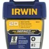 IRWIN Impact Driver Bits 20-Piece 1/4-in x 1-in Phillips Impact Driver Bit -IRWIN Sales Store 08170810