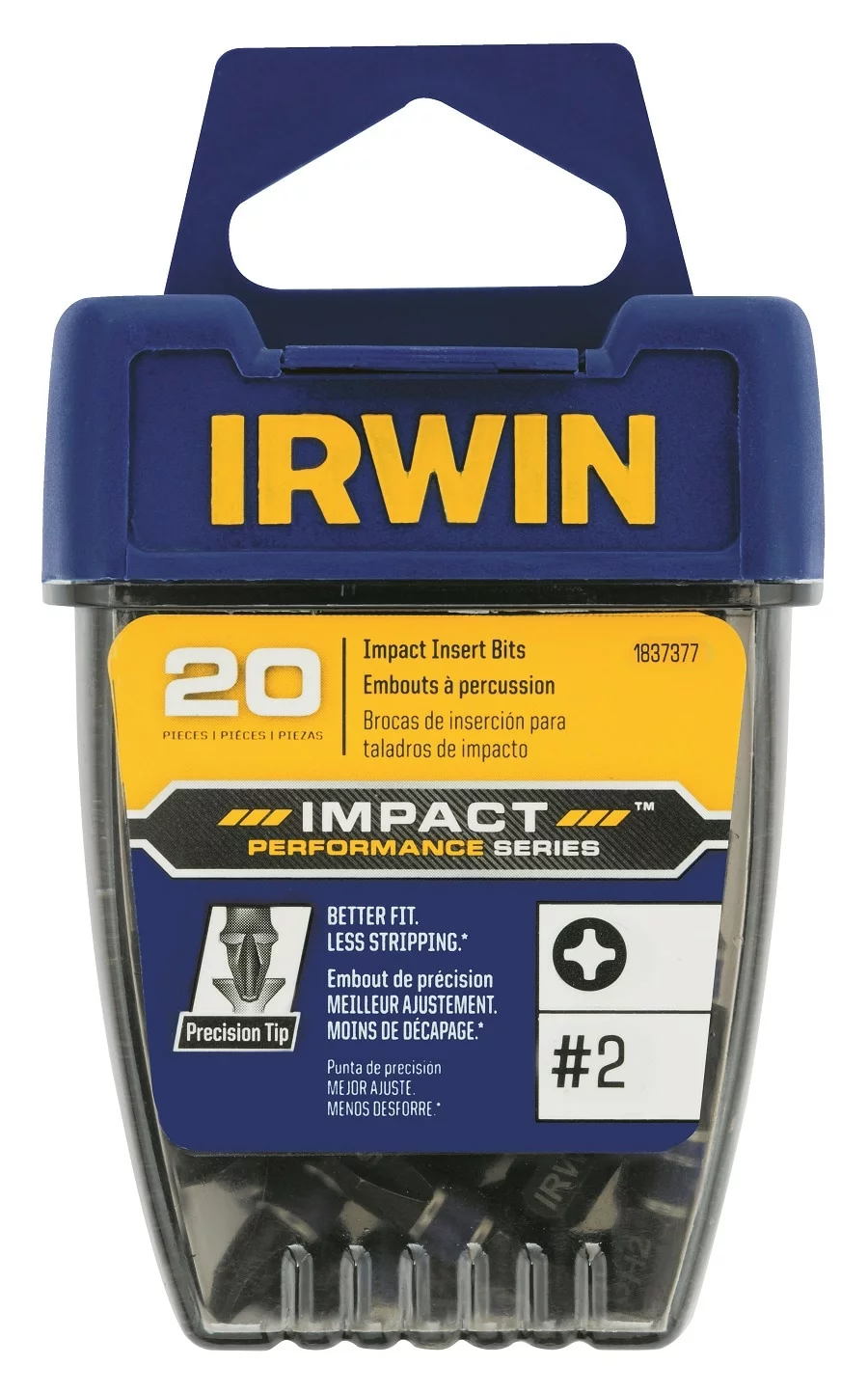 IRWIN Impact Driver Bits 20-Piece 1/4-in x 1-in Phillips Impact Driver Bit 3 IRWIN Impact Driver Bits 20-Piece 1/4-in x 1-in Phillips Impact Driver Bit
