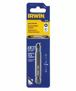 IRWIN Impact Driver Bits 1/4-in x 3-in Phillips Impact Driver Bit
