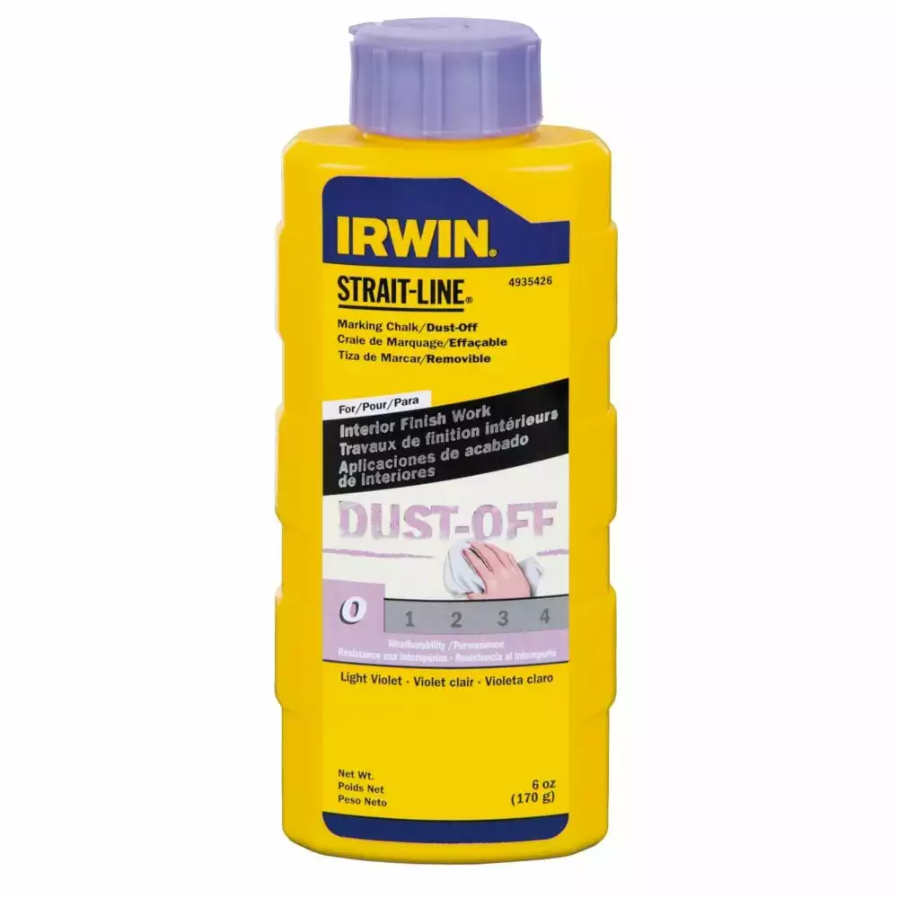 IRWIN STRAIT-LINE 6-oz Dust-off Line Chalk 3 IRWIN STRAIT-LINE 6-oz Dust-off Line Chalk