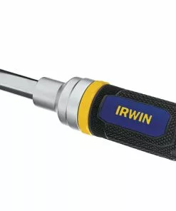 IRWIN Screwdrivers 8-Piece Plastic Handle Magnetic Ratcheting Set Multi-bit Screwdriver Set