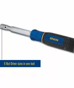IRWIN Nut Drivers 1/4-in; 5/16-in; 11/32-in; 3/8-in; 7/16-in; 1/2-in 1-7/8-in SAE Hex Nut Driver -IRWIN Sales Store 08170923