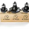 IRWIN Router Bit Sets 3-Piece Carbide-Tipped Router Bit Set -IRWIN Sales Store 08173638