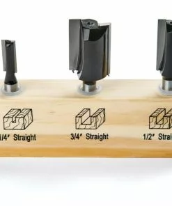 IRWIN Router Bit Sets 3-Piece Carbide-Tipped Router Bit Set