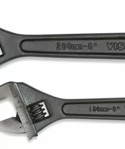 IRWIN Adjustable Wrenches 8-in Black Oxide Adjustable Wrench Set