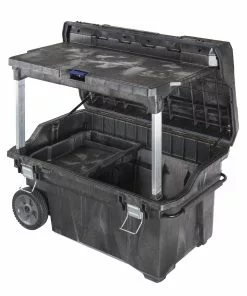 IRWIN Sales Store 23 IRWIN Portable Tool Boxes Mobile Command Center 40.5-in Gray Structural Foam Wheels Lockable Tool Box