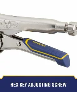 IRWIN VISE-GRIP Reduced Hand Span Fast Release 11-in Welding C-clamp Locking Pliers Swivel Tips -IRWIN Sales Store 09698431