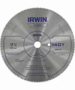 IRWIN Circular Saw Blades Classic 7-1/4-in 140-Tooth Carbide Circular Saw Blade
