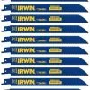 IRWIN Reciprocating Saw Blades 10-Pack Bi-Metal 8-in 18-TPI Metal Cutting Reciprocating Saw Blade -IRWIN Sales Store 10032609