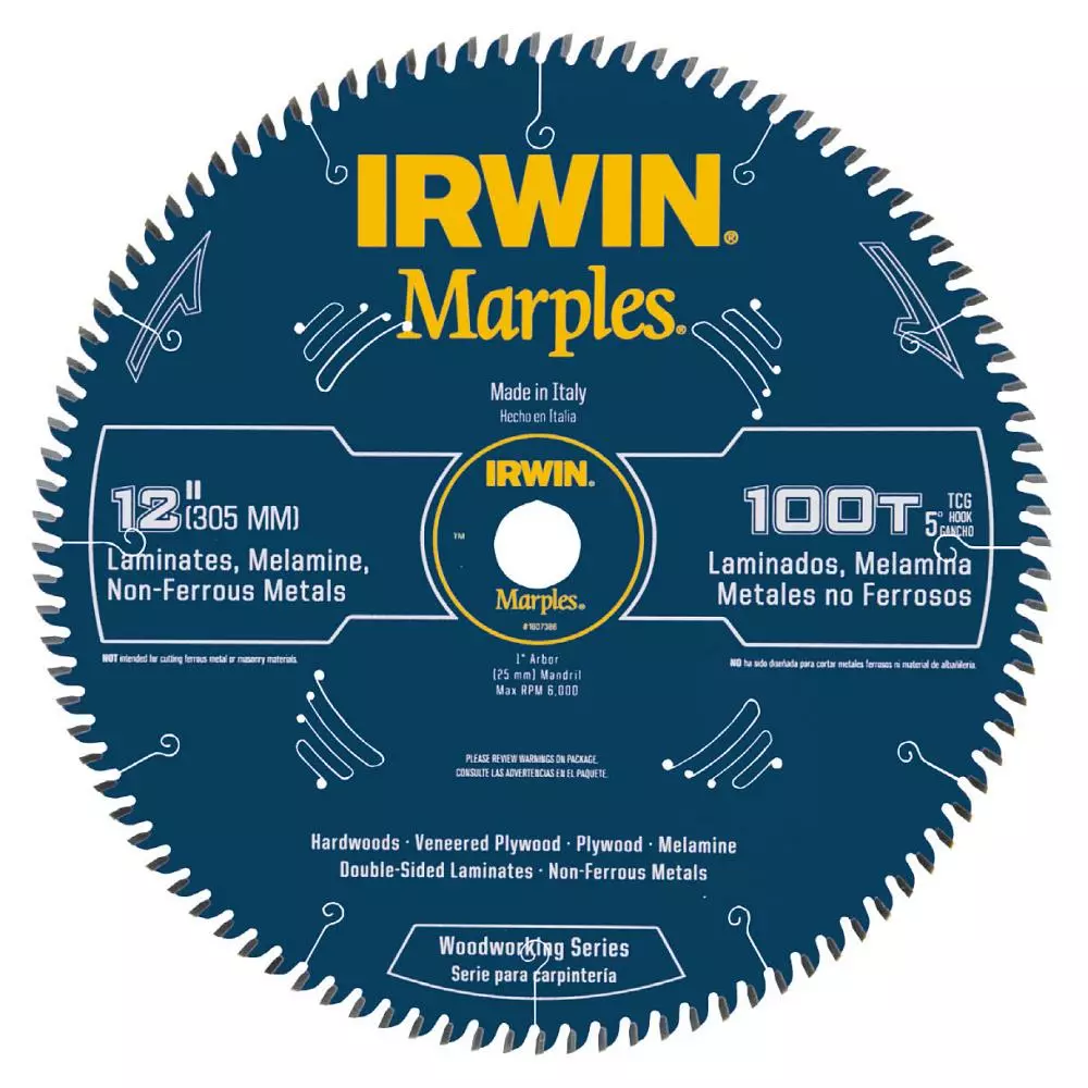 IRWIN Circular Saw Blades Marples 12-in 3 IRWIN Circular Saw Blades Marples 12-in