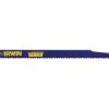 IRWIN Reciprocating Saw Blades Bi-Metal 12-in 6-TPI Wood/Nail Embedded Cutting Reciprocating Saw Blade -IRWIN Sales Store 10083758
