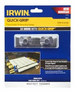 IRWIN Clamp Attachments QUICK-GRIP Heavy-Duty Clamp Coupler 12 IRWIN Clamp Attachments QUICK-GRIP Heavy-Duty Clamp Coupler -IRWIN Sales Store 10391684