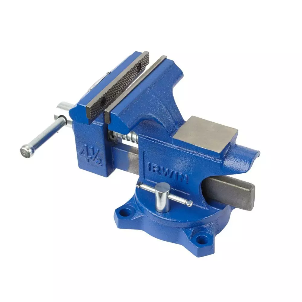 IRWIN Vises 4-1/2-in Cast Iron Light-Duty Workshop Vise 4 IRWIN Vises 4-1/2-in Cast Iron Light-Duty Workshop Vise - Image 2