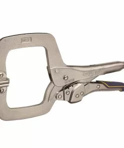 IRWIN VISE-GRIP Reduced Hand Span Fast Release 11-in Welding C-clamp Locking Pliers Swivel Tips -IRWIN Sales Store 10467698