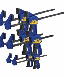 IRWIN Clamps QUICK-GRIP 6-Pack Assorted Light-Duty One Handed Bar Clamp -IRWIN Sales Store 10483927