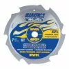 IRWIN Circular Saw Blades Marathon with Weldtec 7-1/4-in 6-Tooth Tungsten Carbide-tipped Steel Circular Saw Blade -IRWIN Sales Store 16302588