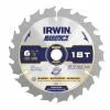 IRWIN Circular Saw Blades Marathon 6-1/2-in 18-Tooth Carbide Circular Saw Blade
