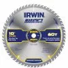 IRWIN Circular Saw Blades Marathon 10-in 60-Tooth Carbide Miter/Table Saw Blade -IRWIN Sales Store 16392095