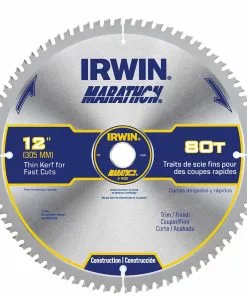 IRWIN Circular Saw Blades Marathon 12-in 80-Tooth Carbide Miter/Table Saw Blade