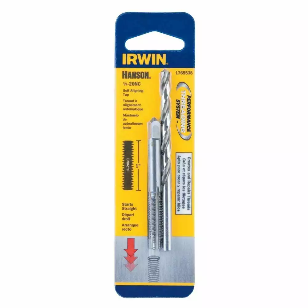 IRWIN Tap & Drill Sets HANSON 2-Pack SAE Tap and Drill Set 3 IRWIN Tap & Drill Sets HANSON 2-Pack SAE Tap and Drill Set