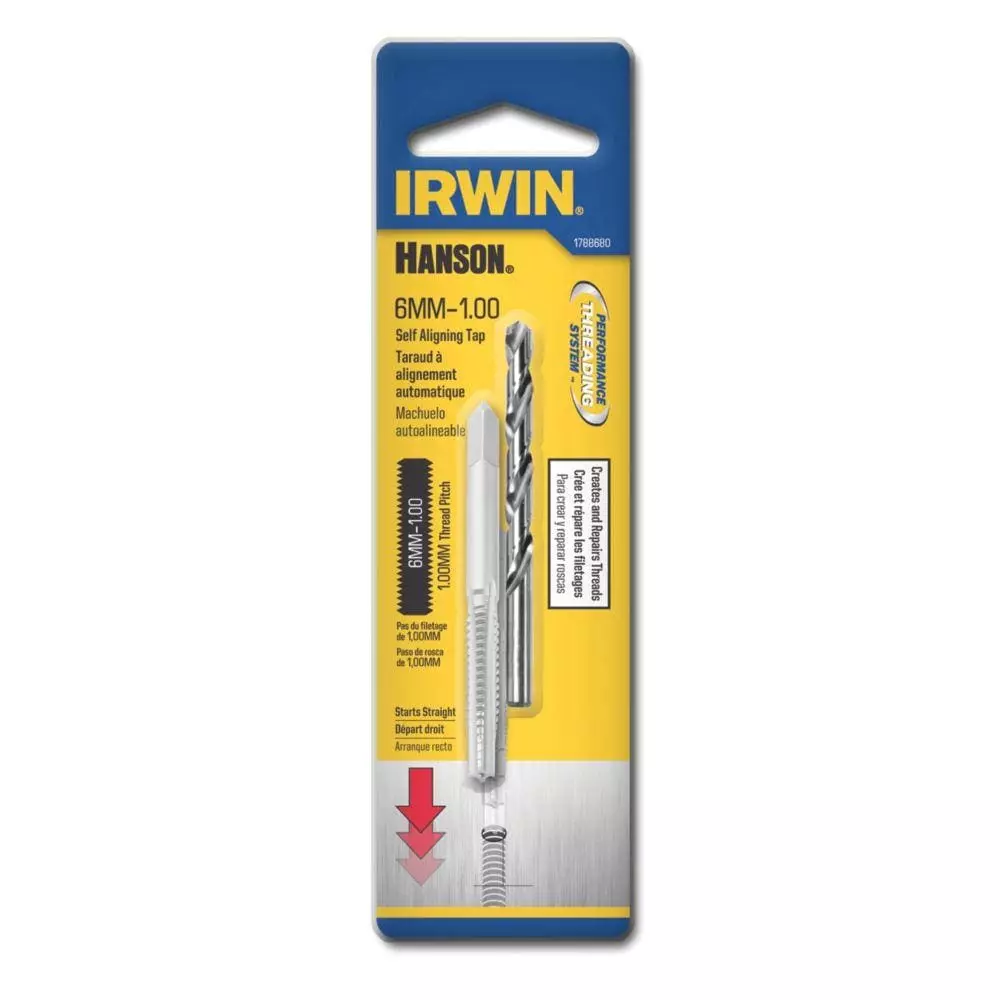 IRWIN Tap & Drill Sets Hanson 2-Pack Metric Tap and Drill Set 3 IRWIN Tap & Drill Sets Hanson 2-Pack Metric Tap and Drill Set