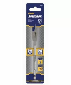 IRWIN Woodboring Drill Bits Standard length 9/16-in Woodboring Spade Drill Bit