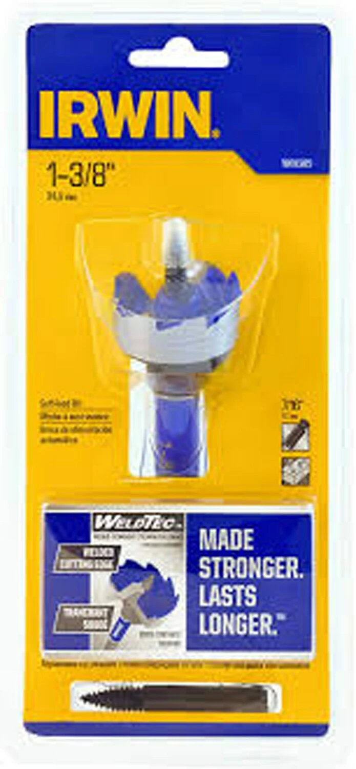 IRWIN Woodboring Drill Bits WeldTec 1-3/8-in Woodboring Self-feed Drill Bit 4 IRWIN Woodboring Drill Bits WeldTec 1-3/8-in Woodboring Self-feed Drill Bit - Image 2