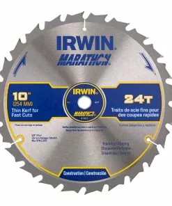 IRWIN Circular Saw Blades Marathon 10-in 24-Tooth Carbide Miter/Table Saw Blade