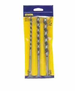 IRWIN Woodboring Drill Bits 3-Piece Assorted Woodboring Auger Drill Bit Set