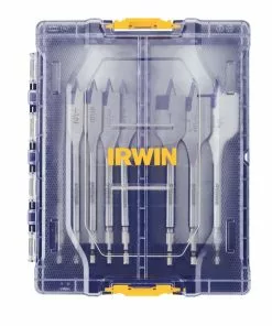 IRWIN Woodboring Drill Bits 8-Piece Assorted Woodboring Spade Drill Bit Set