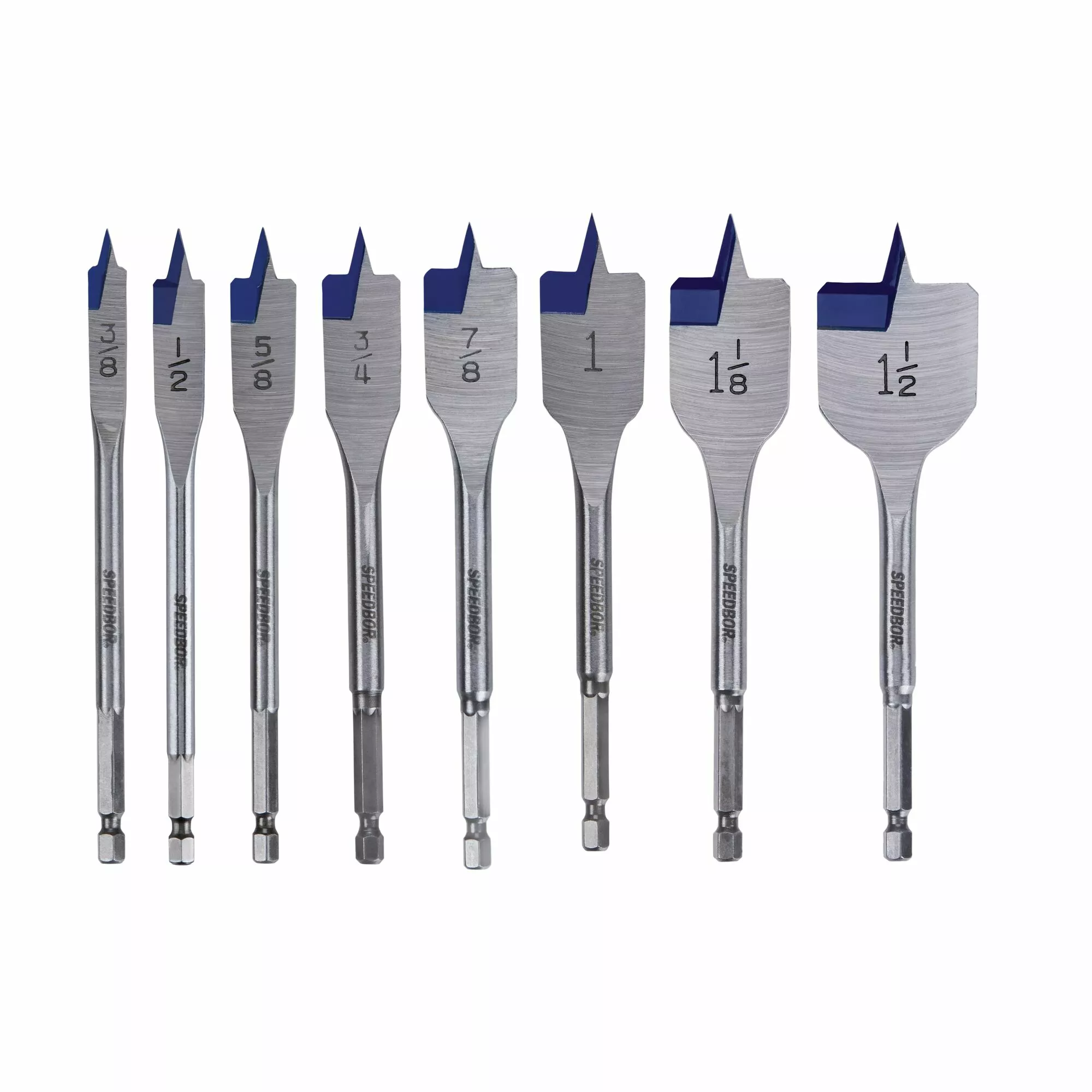 IRWIN Woodboring Drill Bits 8-Piece Assorted Woodboring Spade Drill Bit Set 5 IRWIN Woodboring Drill Bits 8-Piece Assorted Woodboring Spade Drill Bit Set - Image 3