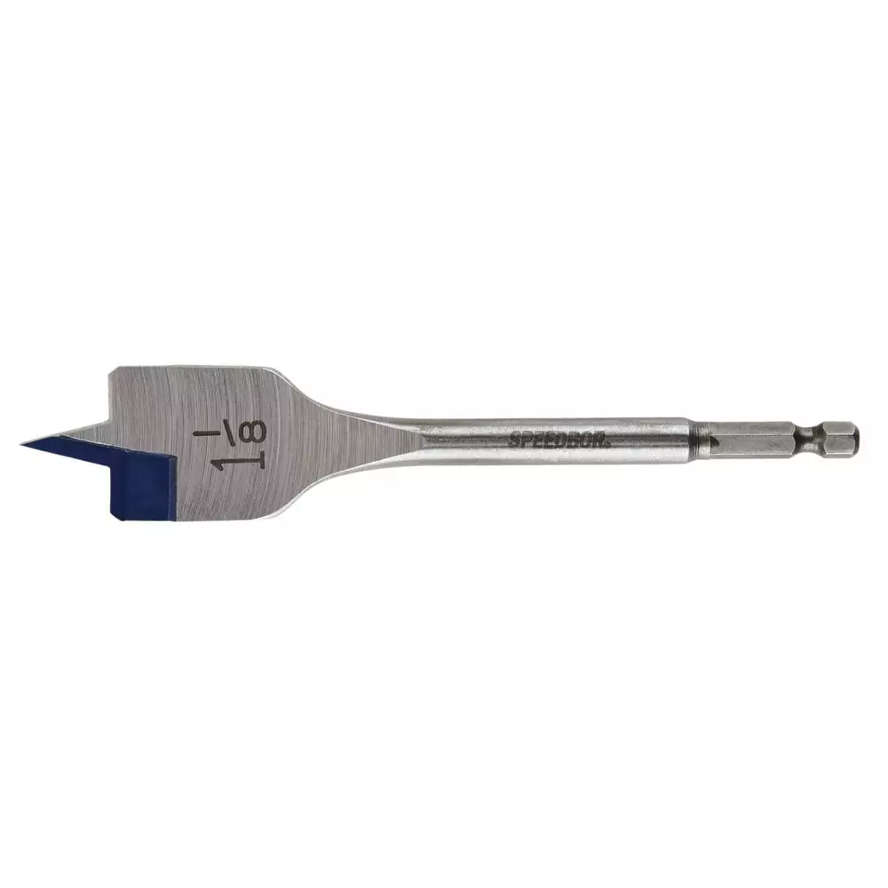 IRWIN Woodboring Drill Bits Standard length 1-1/8-in Woodboring Spade Drill Bit 4 IRWIN Woodboring Drill Bits Standard length 1-1/8-in Woodboring Spade Drill Bit - Image 2