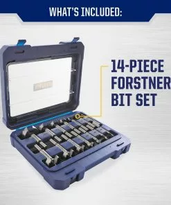 IRWIN Woodboring Drill Bits Marples 14-Piece 3/8-in Woodboring Forstner Drill Bit Set -IRWIN Sales Store 17683983