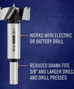 IRWIN Woodboring Drill Bits Marples 14-Piece 3/8-in Woodboring Forstner Drill Bit Set -IRWIN Sales Store 17683984