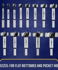 IRWIN Woodboring Drill Bits Marples 14-Piece 3/8-in Woodboring Forstner Drill Bit Set -IRWIN Sales Store 17683985