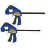IRWIN Clamps QUICK-GRIP 2-Pack 6-in Mini One Handed Bar Clamp -IRWIN Sales Store 18258646