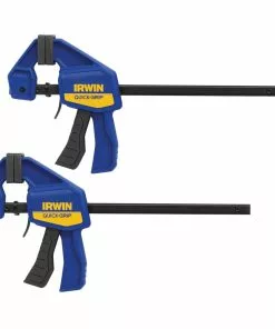 IRWIN Clamps QUICK-GRIP 2-Pack 6-in Mini One Handed Bar Clamp