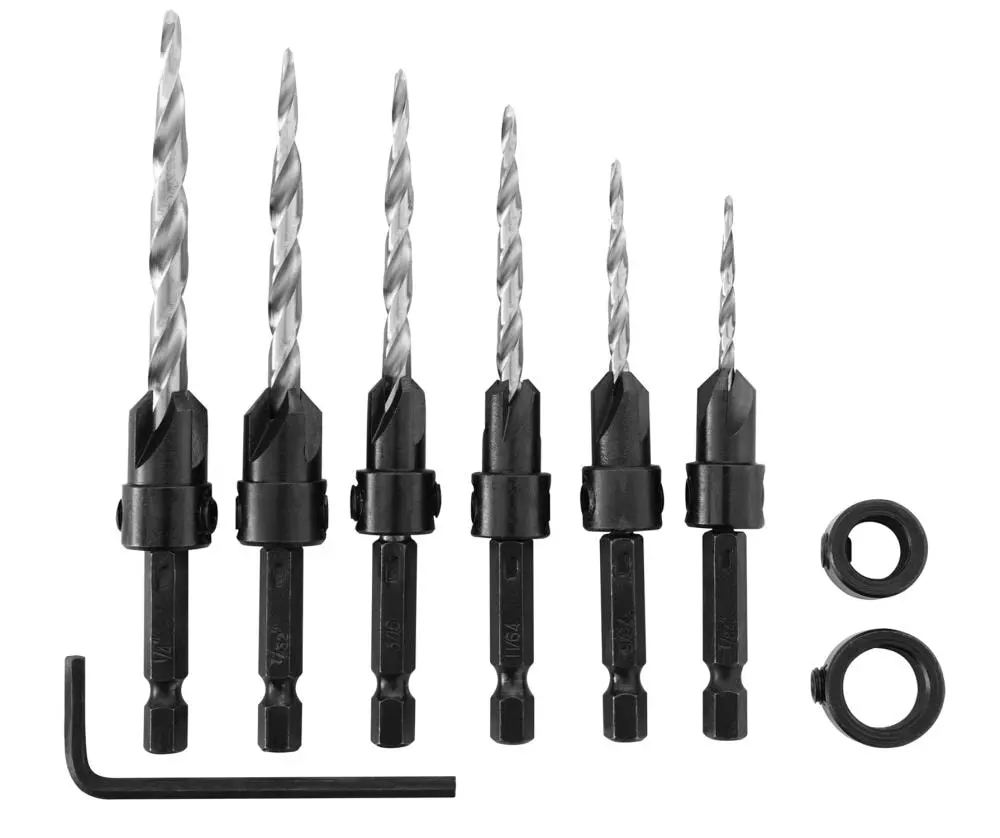 IRWIN Twist Drill Bits 8-Piece Assorted x Set High-speed Steel Twist Drill Bit Set 3 IRWIN Twist Drill Bits 8-Piece Assorted x Set High-speed Steel Twist Drill Bit Set