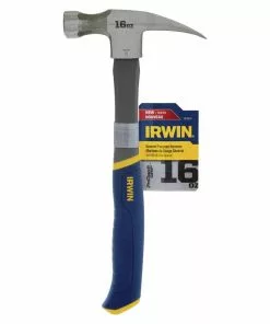 IRWIN Hammers 16-oz Smooth Face Steel Head Fiberglass Framing Hammer -IRWIN Sales Store 18258739