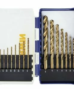 IRWIN Twist Drill Bits 15-Piece Assorted x Set Cobalt Twist Drill Bit Set