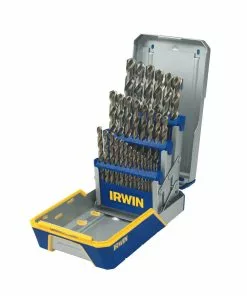 IRWIN Twist Drill Bits 29-Piece Assorted x Set Cobalt Twist Drill Bit Set