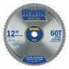 IRWIN Circular Saw Blades 12-in 60-Tooth Segmented Carbide Circular Saw Blade