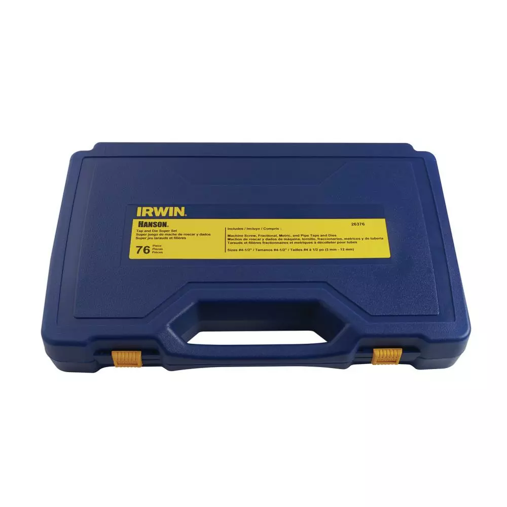 IRWIN Tap & Die Sets Tap and Die 76PC Set Combo Hex 7 IRWIN Tap & Die Sets Tap and Die 76PC Set Combo Hex - Image 5