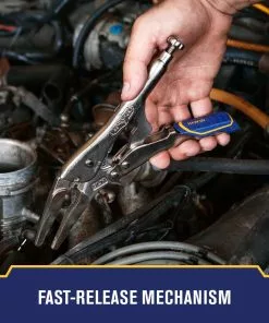 IRWIN VISE-GRIP Fast Release 9-in Long Nose Locking Pliers with Wire Cutter -IRWIN Sales Store 18313242