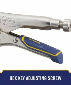 IRWIN VISE-GRIP Reduced Hand Span Fast Release 11-in Welding C-clamp Locking Pliers -IRWIN Sales Store 18313676