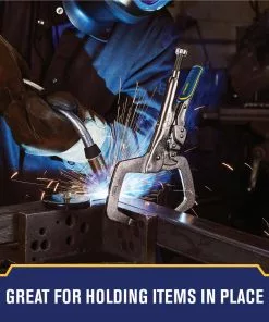 IRWIN VISE-GRIP Reduced Hand Span Fast Release 11-in Welding C-clamp Locking Pliers -IRWIN Sales Store 18313678